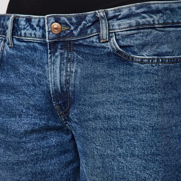 Dame Selma vide bukser Medium Blue Denim