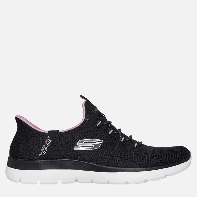 Dame Summits Drømmesøger Slip-In Sneakers Black & Purple/Mauve