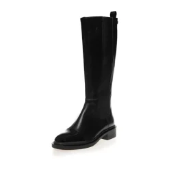 Dame The Love Boot Lak Tå Lange Støvler 0001 Black