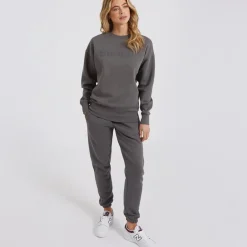 Dame Tracksuit Vasket Antracit