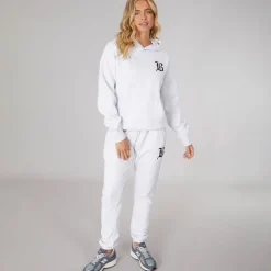 Dame Træningsdragt Grå Melange