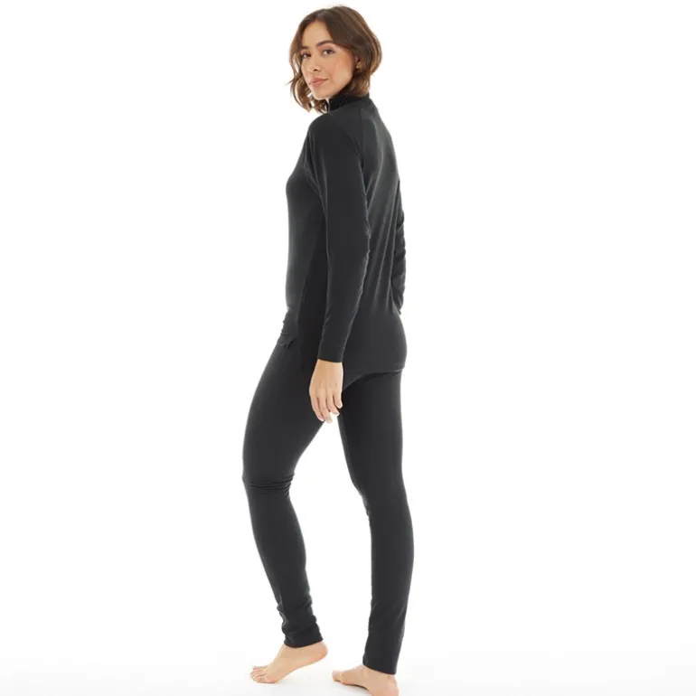Dame Unite 360 Termisk Baselayer Sæt Sort