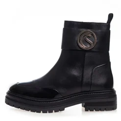 Dame vind støvler 0011 Black Patent