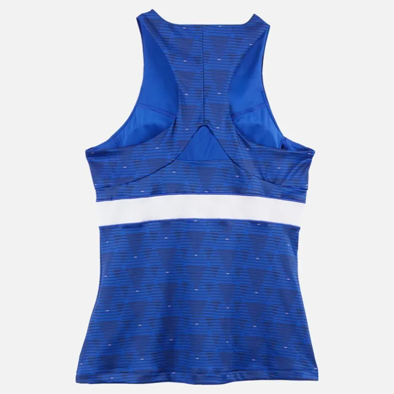 Dame Y-Tank Heat.Rdy Trænings T-shirt Semi Lucid Blue/Hvid