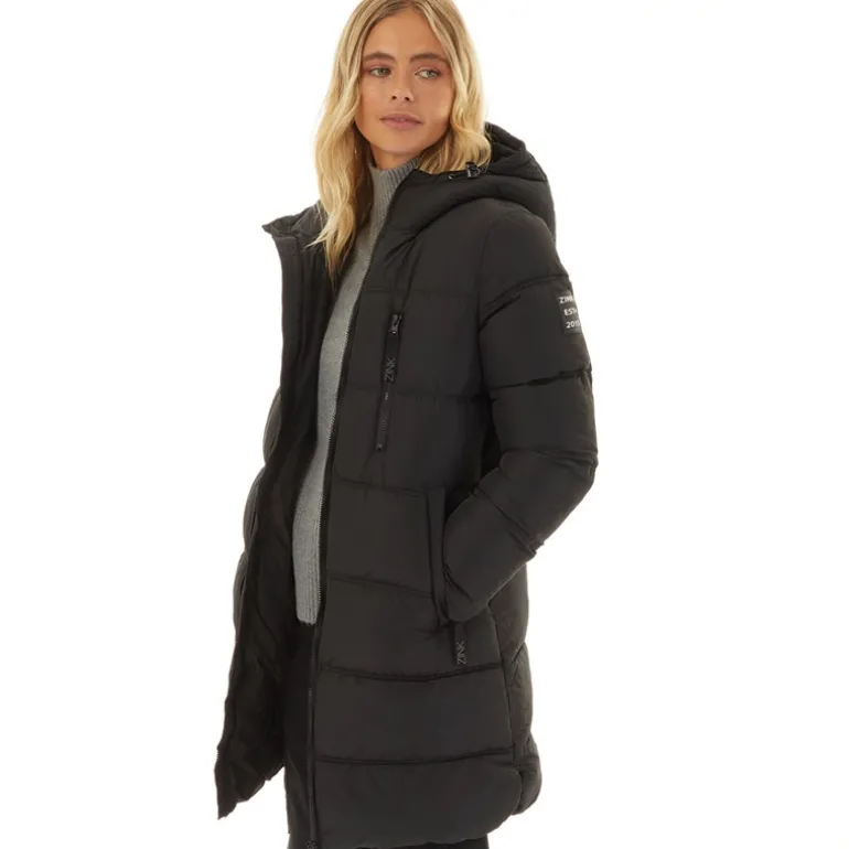 Damefrakke Zink Gunilla Sort