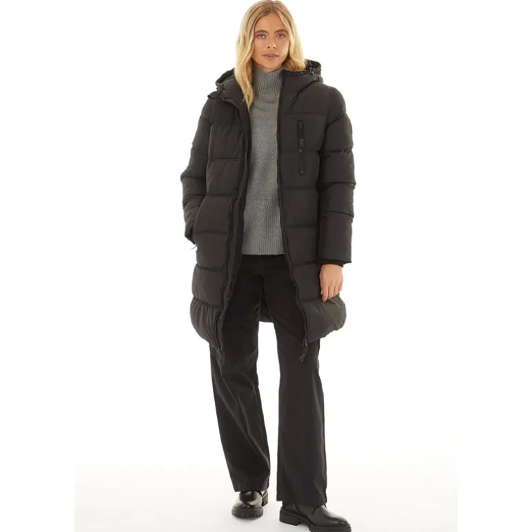 Damefrakke Zink Gunilla Sort