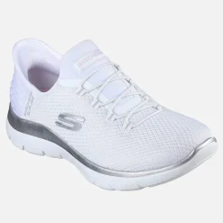 Damesko slip in Summits sneakers Hvid
