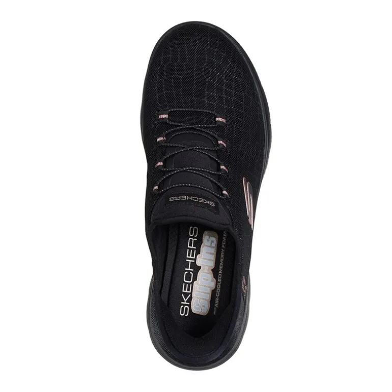 Damesko Summits Klassisk Nat Slip In Sneakers Sort