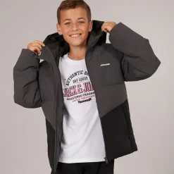 Drenge Brady Puffer Jakke Asfalt
