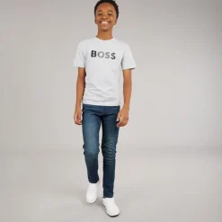 Drenge Carson Slim Jeans Blå