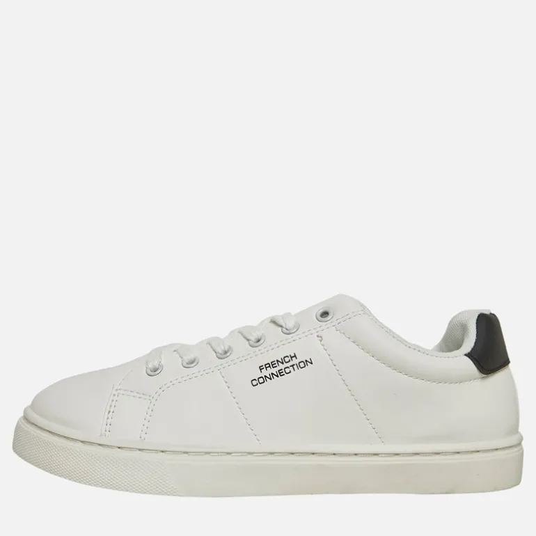 Drenge Contrast Heel Tennis Sneakers Hvid