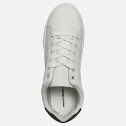 Drenge Contrast Heel Tennis Sneakers Hvid