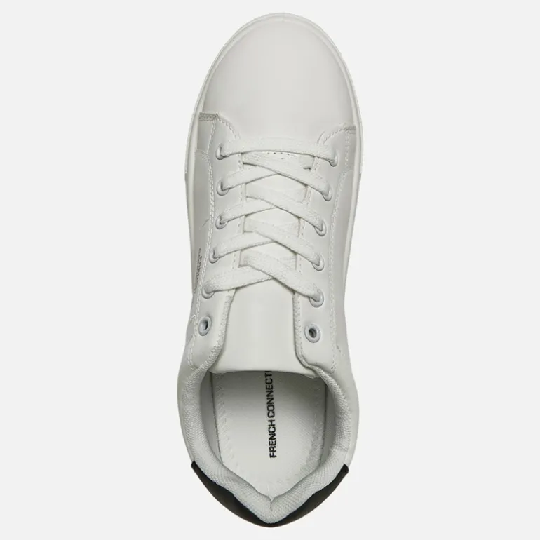 Drenge Contrast Heel Tennis Sneakers Hvid