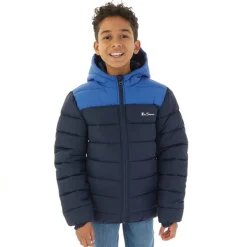 Drenge Farveblok Pufferjakke Deja Vu Blå