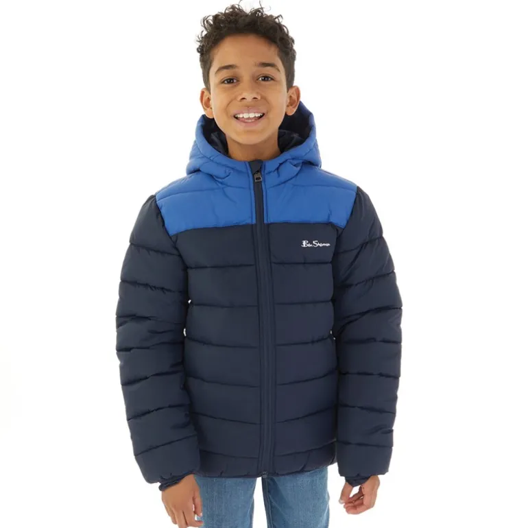 Drenge Farveblok Pufferjakke Deja Vu Blå