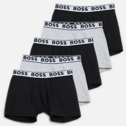 Drenge Fem Pak Boksershorts Sort