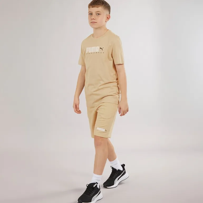 Drenge Grafik T-shirt Putty