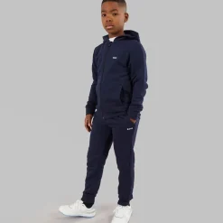 Drenge Hættetrøje Og Joggingbukser Træningsdragt Sæt Navy