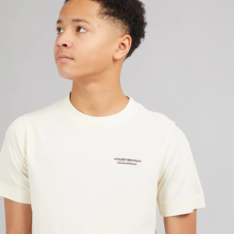 Drenge Islington T-shirt Antique White