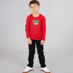 Drenge langærmet T-shirt Spicy Red