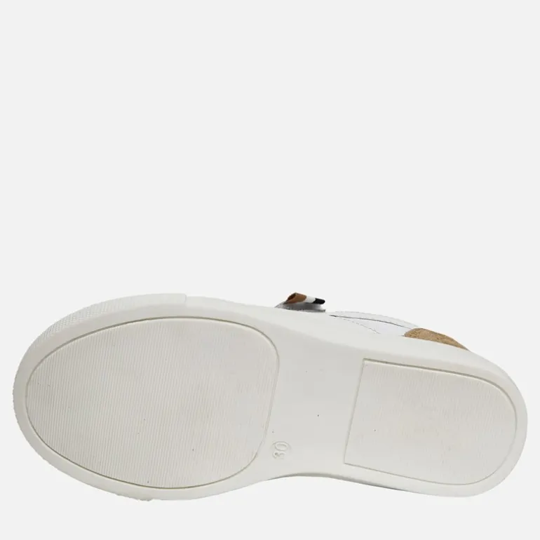 Drenge Logo Velcro Cupsole Træningssko Hvid