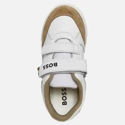 Drenge Logo Velcro Cupsole Træningssko Hvid