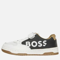 Drenge Logo Velcro Sko Hvide