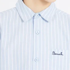 Drenge Lomous skjorte og chino shorts sæt blå og hvid stribet/navy Blue & White Stripe / Navy