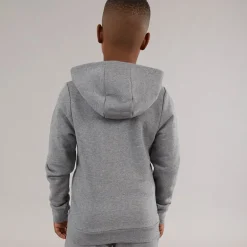 Drenge lynlås hættetrøje Heather Grey