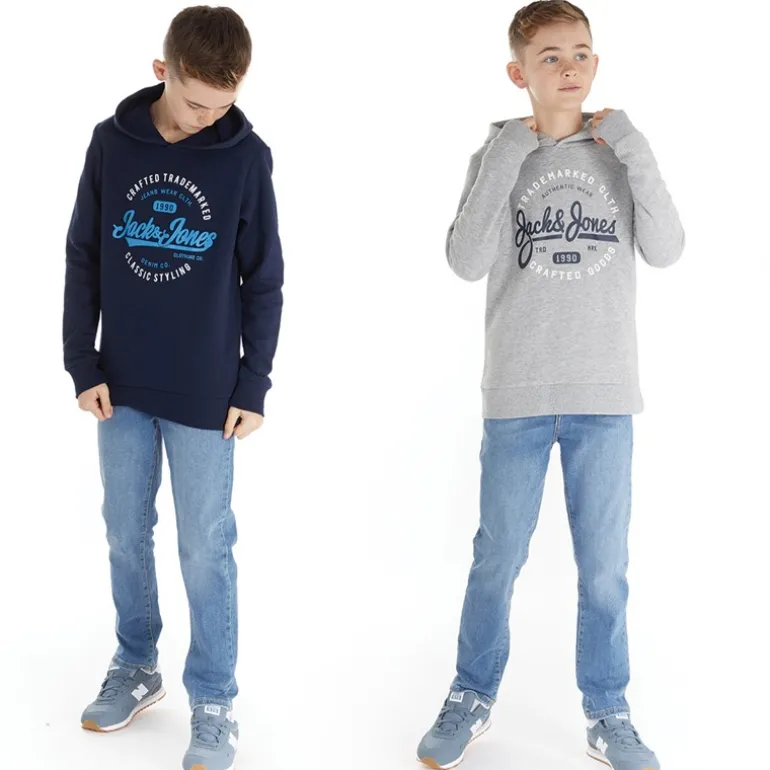 Drenge Mikk To-pak Hoodies Blå Blazer/Lysegrå Melange