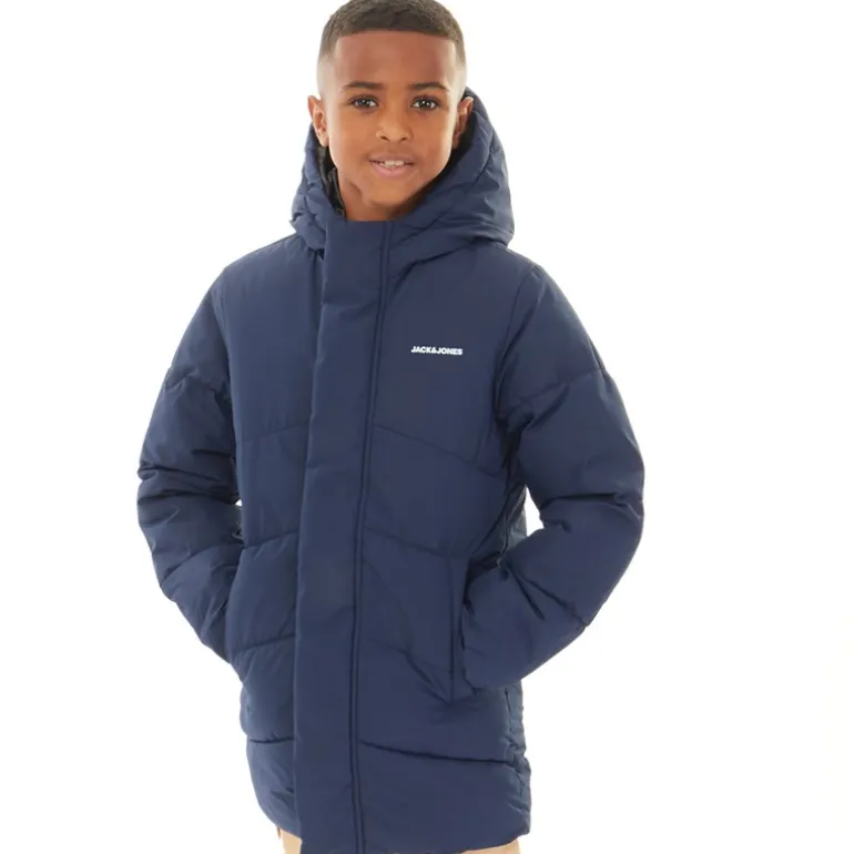 Drenge Otis Lang Puffer Jakke Blå Blazer