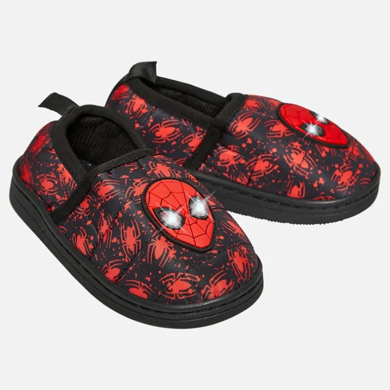 Drenge RS Light Up Hjemmesko Sort/Rød