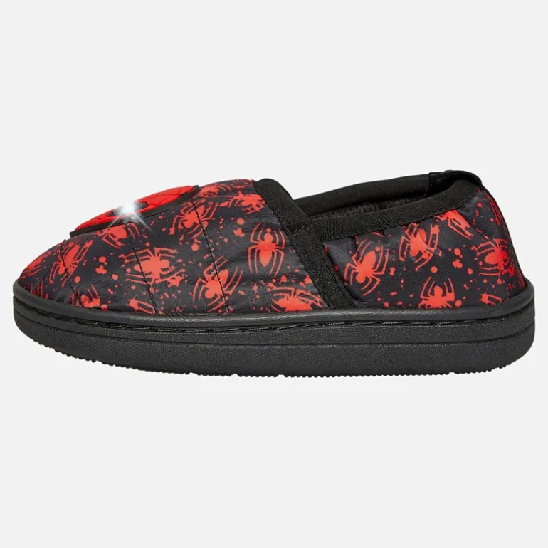 Drenge RS Light Up Hjemmesko Sort/Rød