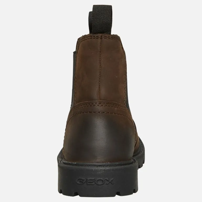 Drenge Shaylax Chelsea Støvler Kaffe/Sort