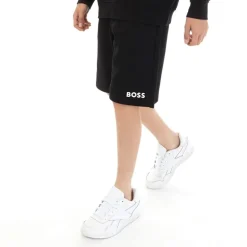 Drenge Shorts af jerseystof Sort