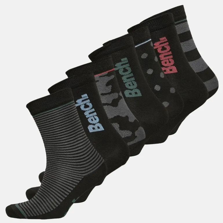 Drenge Syv Par Wynne Sokker Assorteret