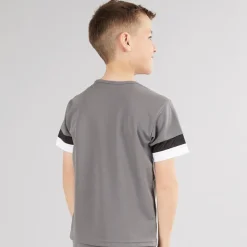 Drenge teamRISE Træningstrøje Smoked Pearl /​ Sort /​ Hvid