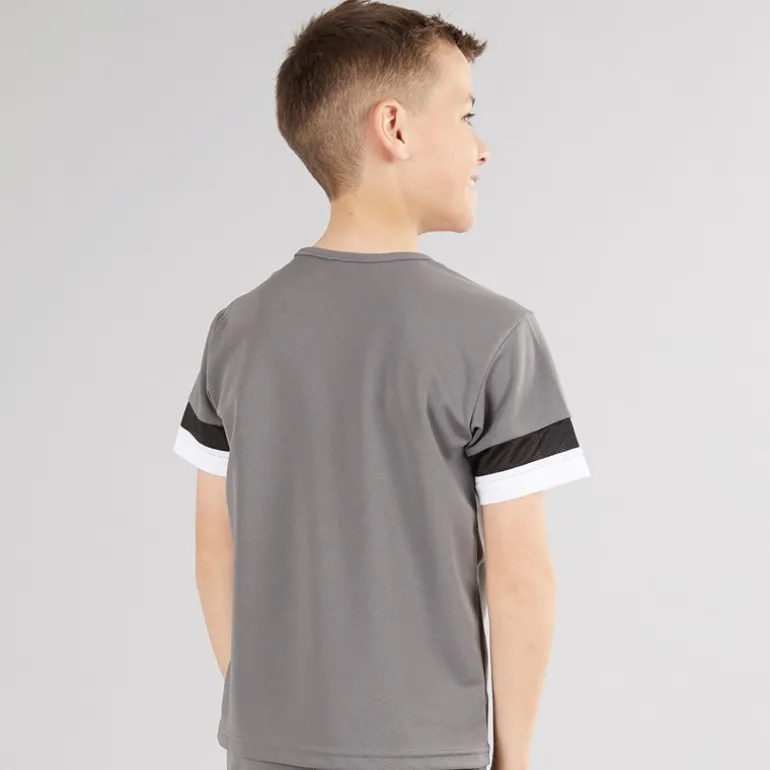 Drenge teamRISE Træningstrøje Smoked Pearl / Sort / Hvid