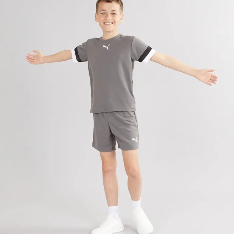 Drenge teamRISE Træningstrøje Smoked Pearl / Sort / Hvid