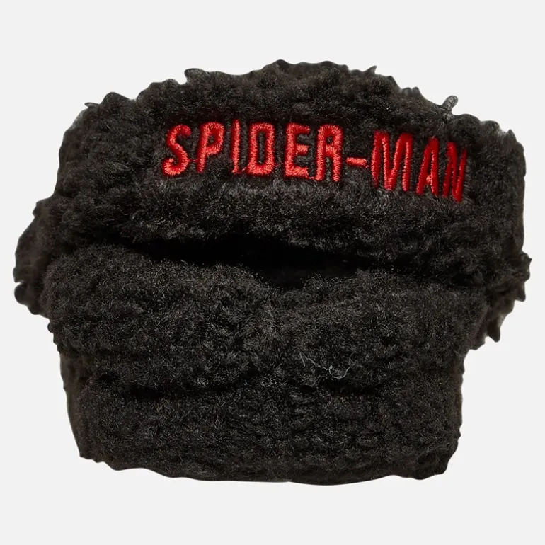 Drenge Telford Borg Hjemmesko Sort/Rød