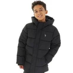 Drenge Tyk Pufferjakke Sort