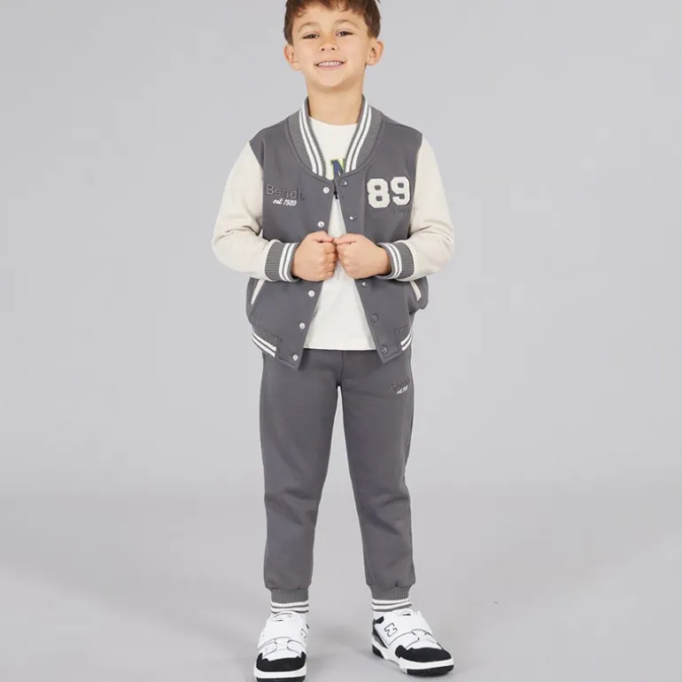 Drenge Varsity Træningstøj Grå