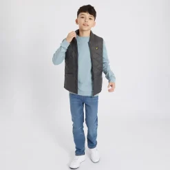 Drenge Vatteret Vest W635 Gunmetal