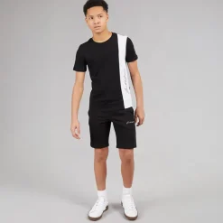 Drengenes Jax Blocking T-shirt og Shorts Sæt Sort