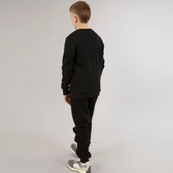 Drengenes Thomas Sweatshirt Og Joggingbukser Træningssæt Sort