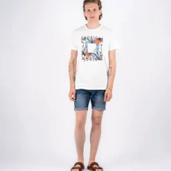 Herre Ando T-shirts Hvid