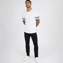 Herre Arm Stripes T-shirts Flerfarvet