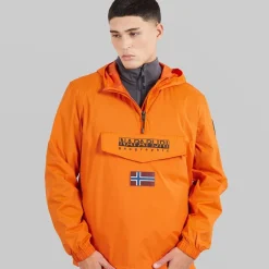 Herre Arper Lite Anorak Orange Pumpkin