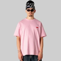 Herre Baine Grundlagt T-shirt Dusty Rose