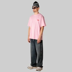 Herre Baine Grundlagt T-shirt Dusty Rose